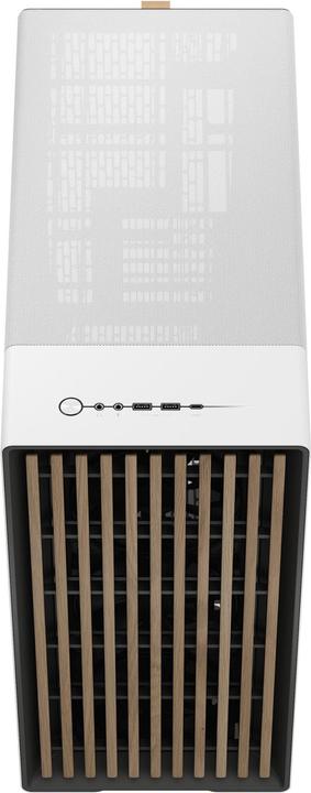 Actual product image Fractal Midi North XL RC Chalk White TG clear (ATX, Mini-ITX, mATX)