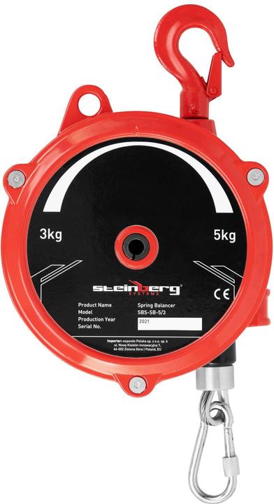 Produktbild Steinberg Balancer Federzug 3 - 5 kg Gewichtsausgleicher Profi Spring Balancer Seil 1,5 m
