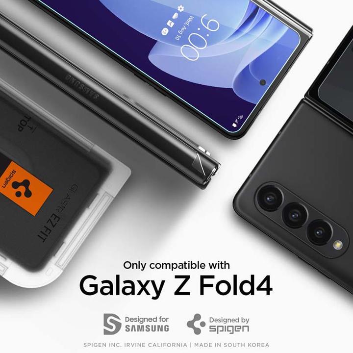 Produktbild Spigen Screen Protector GLAS.tR Full Cover Glass + Hinge Film (1 Stück, Samsung Galaxy Z Fold4)