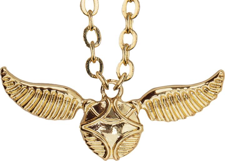Cinereplicas Harry Potter: Goldener Schnatz Halskette (Eisen)