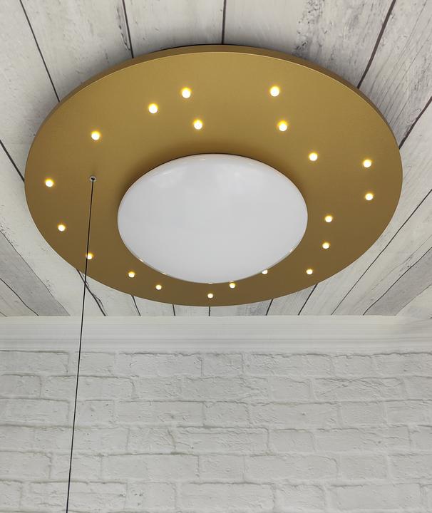 Produktbild Niermann Stand By Niermann Starlight LED Deckenleuchte E27 Gold Made in Germany