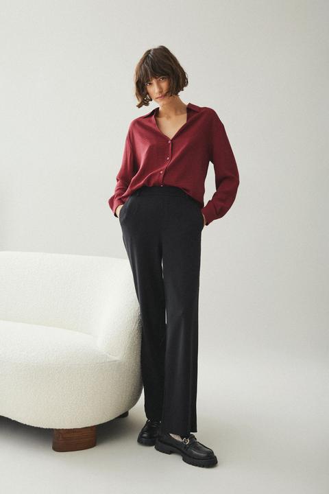 Produktbild Vila High Waist Hose mit weitem Bein (40)