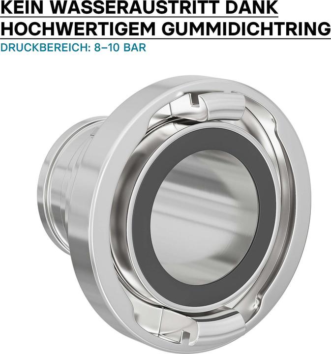 Immagine prodotto Wiltec Accoppiamento Storz C 52mm giunto a pressione a spigolo lungo in alluminio (Aggancio, 52 mm)