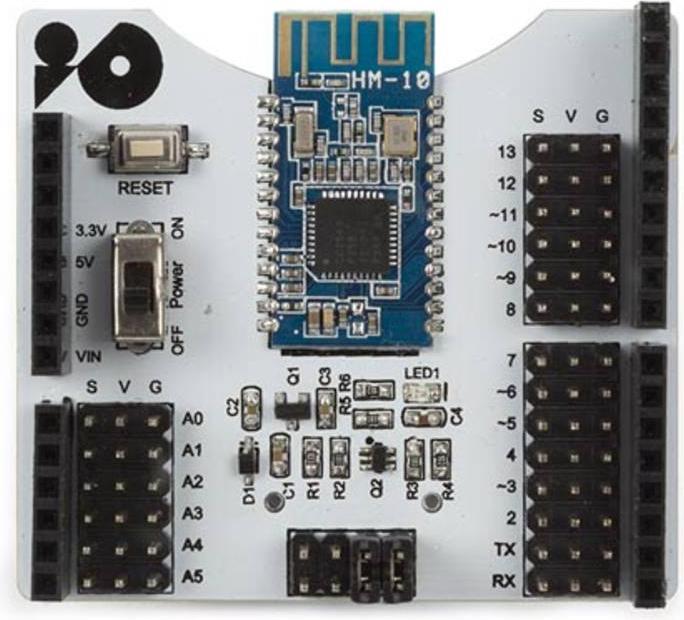 Image du produit Whadda Shield sans fil HM-10 pour Arduino Uno (Divers)
