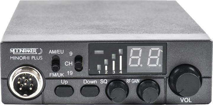 Immagine prodotto Moonraker Radio CB MINOR II PLUS, RF GAIN, ASQ regolabile e alimentatore 12V-24V