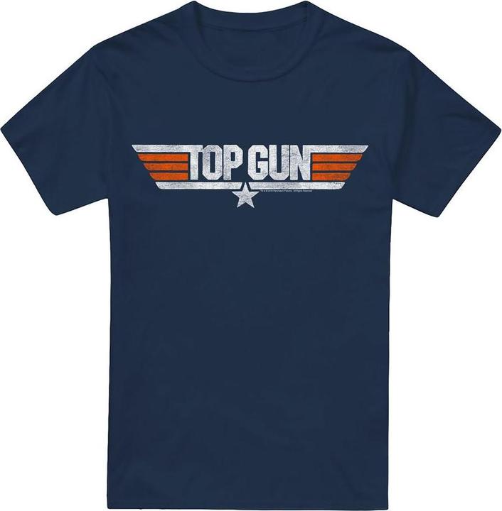 Actual product image Top Gun Mens Distressed Logo T-Shirt (S)