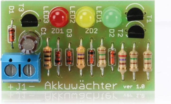 Produktbild Pollin Electronic Bausatz 3-Kanal-Akkuwächter 6 V-