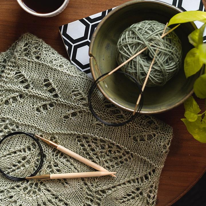 Actual product image Knitpro Circular knitting needle Bamboo