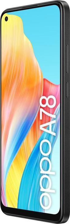 Productafbeelding OPPO A78 4+128GB DS 5G GLOEIEND ZWART OEM (128 GB, Gloeiend zwart, 6.56", Dubbele SIM, 50 Mpx, 5G)