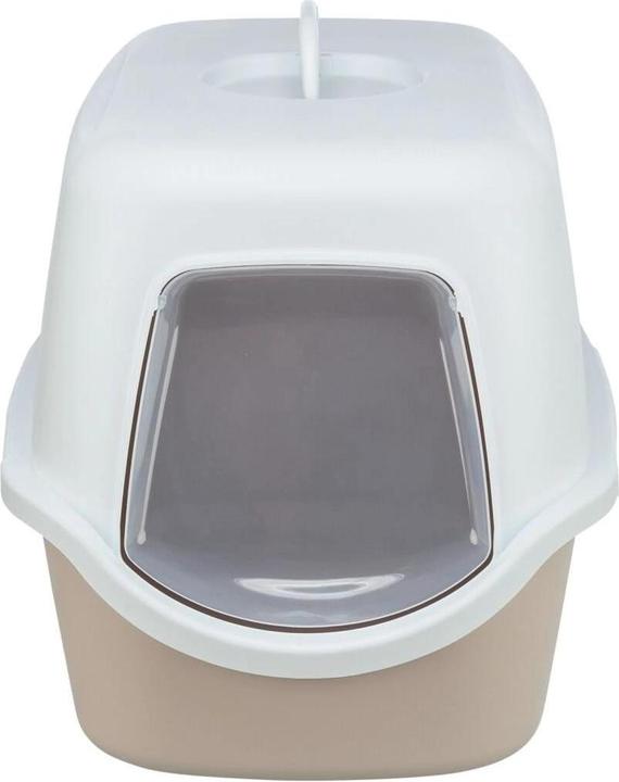 Produktbild Trixie Katzentoilette Vico mit Haube, Beige/Weiss (Katzenklo geschlossen)