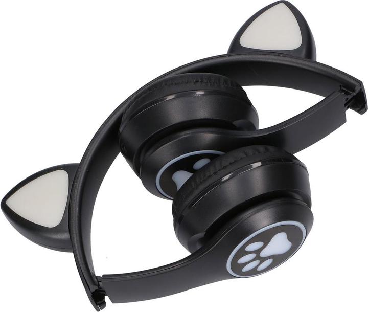 Immagine prodotto Extralink Cuffie Wireless Per Bambini Con Orecchie Da Gatto, Nero