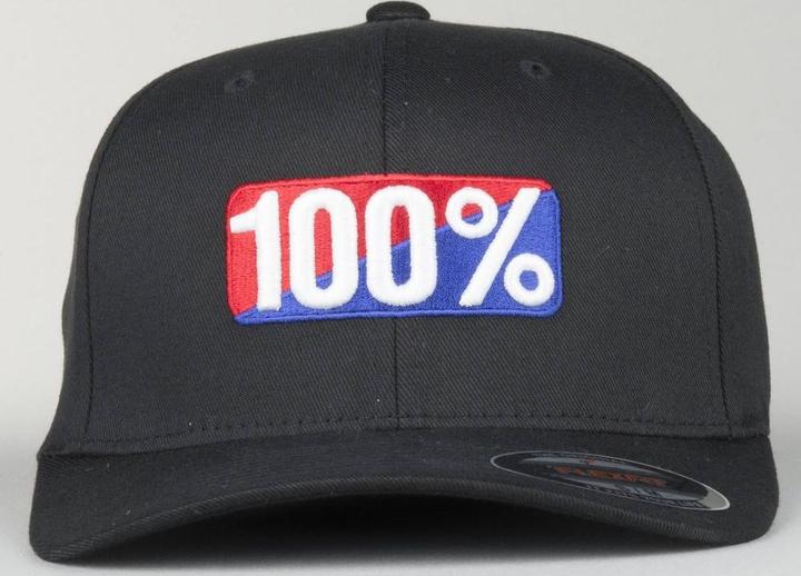 Actual product image 100% Cap Classic X-Fit Flex (S/M)