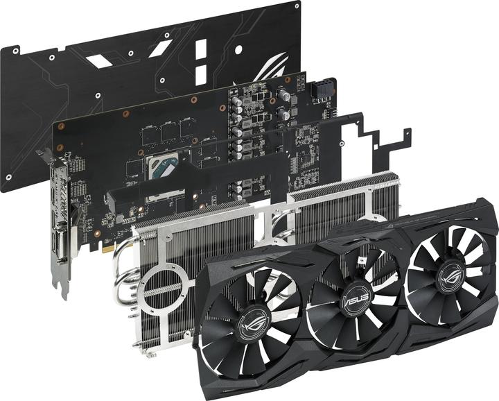 Actual product image ASUS Radeon ROG STRIX RX 580 O8G GAMING (8 GB)