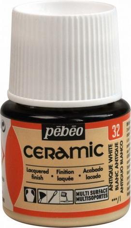 Actual product image Pebeo Ceramic paint (Antique white, 45 ml)