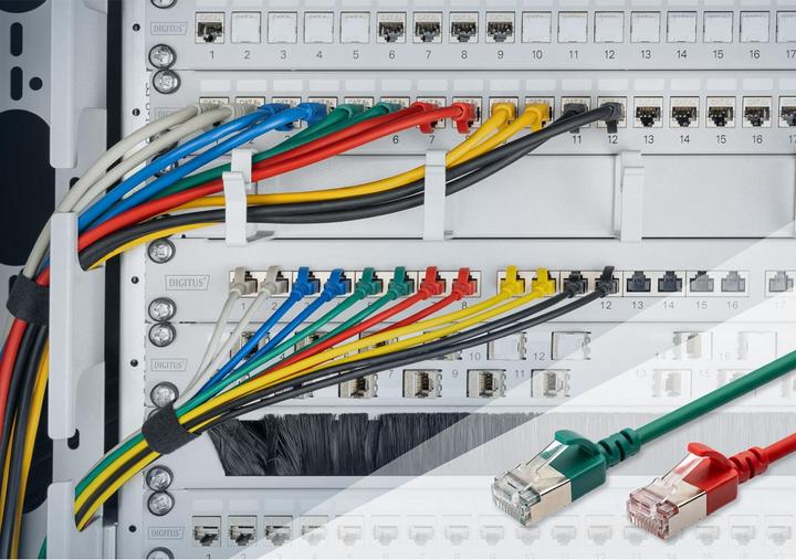 Immagine prodotto Digitus CAT 6A classe Ea, F/FTP, cavo patch a doppino intrecciato, Cu, LSZH, AWG 32/7, lunghezza: 2 m, verde (F/FTP, CAT6a, 2 m)
