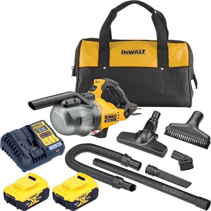 DeWalt DCV 501 LP2 Akku Stabsauger 18 V 0,7 l Staubklasse L + 2x Akku 5,0 Ah + Ladegerät