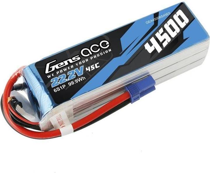 Produktbild Gens Ace Battery 4500mAh 22.2V 45C 6S1P (22.20 V, 4500 mAh)