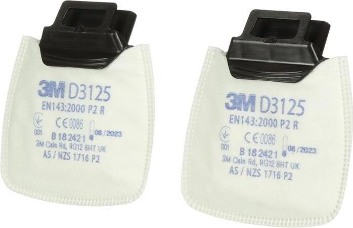 Produktbild 3M Secure Click Partikelfilter P2 R D3125 2 St. (Atemschutzmaske Ersatzfilter)