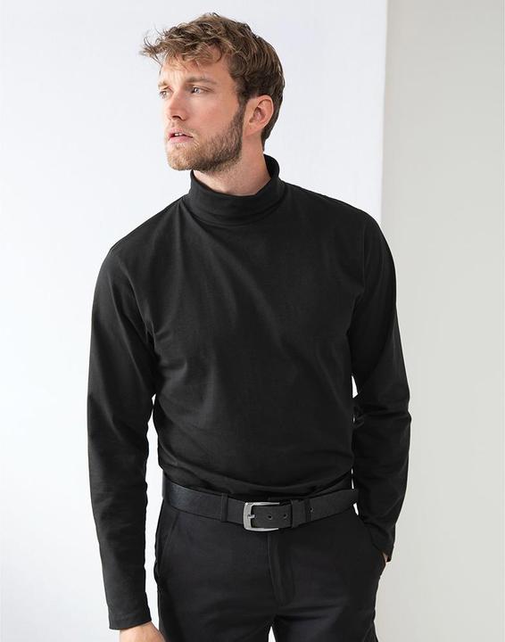 Immagine prodotto Henbury Felpa dolcevita, maniche lunghe, alto contenuto di cotone (102, 122)