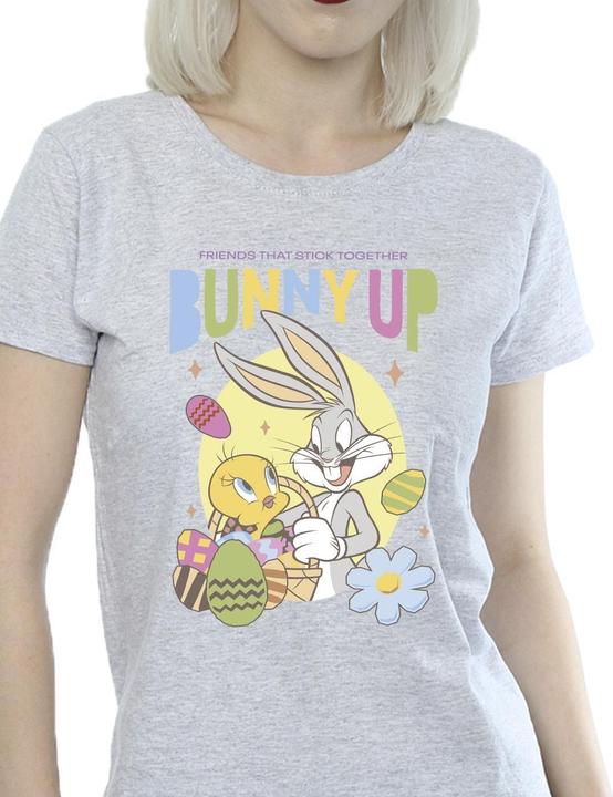 Actual product image Looney Tunes Womens/Ladies Bunny Up Cotton T-Shirt (L)