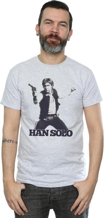 Immagine prodotto Star Wars Han Solo Retro Photo Maglietta Uomo (L)
