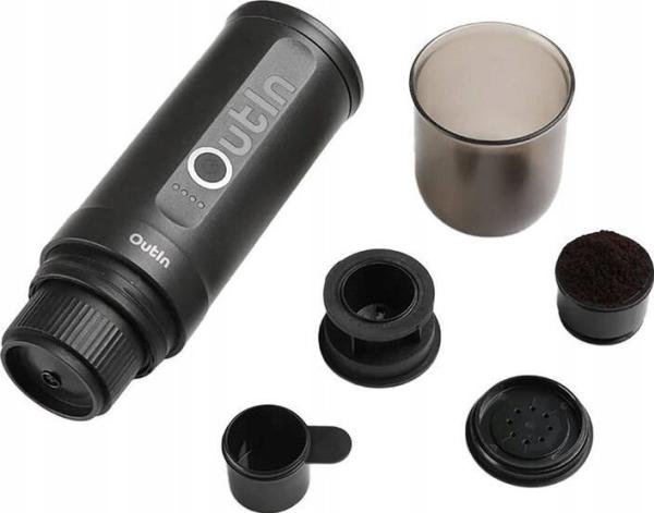 Actual product image OutIn Nano espresso machine forest green