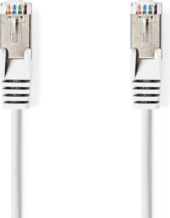 Nedis Cavo da RJ45 a RJ45 Cat 6a - Bianco (SF/UTP, CAT6a, 7.50 m)