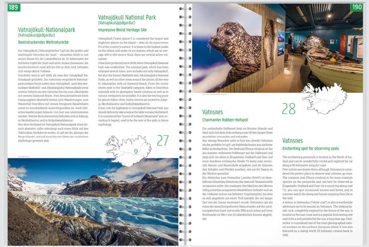 Actual product image Iceland travel atlas, car atlas 1:150,000, spiral binding, freytag & berndt