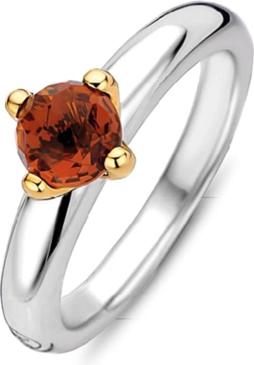 Image du produit Ti Sento Milano Bague cognac bicolore 12126CO (56, Argent 925)