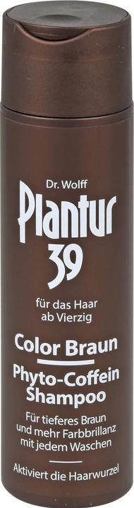 Plantur 39 Colour Brown Phyto-Caffeine (250 ml, Liquid shampoo)
