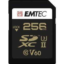 Image du produit Emtec SD 256GB UHS-II U3 V60 Ultra Pro (256 Go, SDXC, U3, UHS-II)