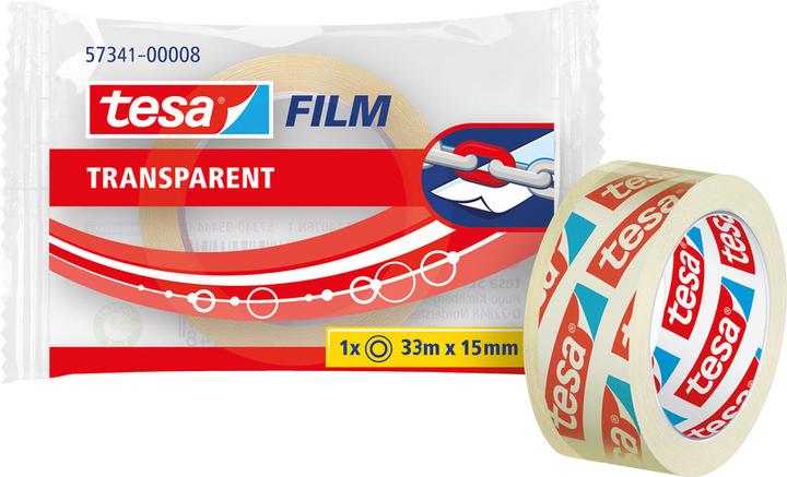 Actual product image tesa Adhesive tape tesafilm transparent (15 mm)