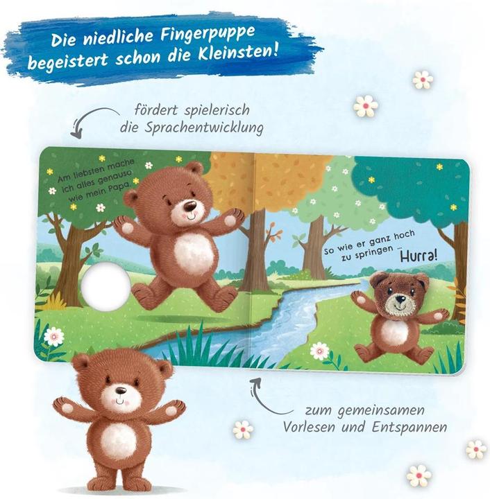 Immagine prodotto Libro di marionette a dita Io e papà
