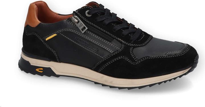 Produktbild Camel Active LOW CUT Split/Nappa SCHWARZ/COGNAC (50)