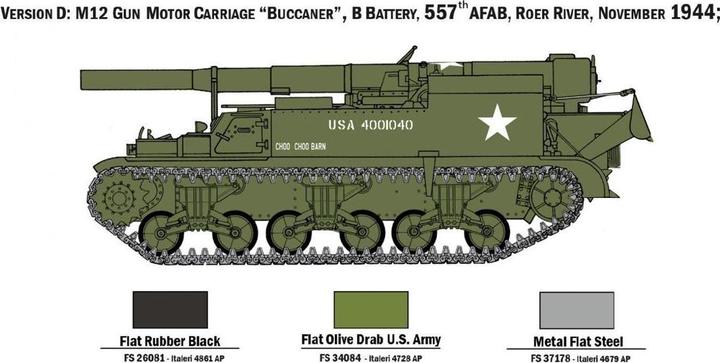 Produktbild 1:72 US M12 GMC Howitzer