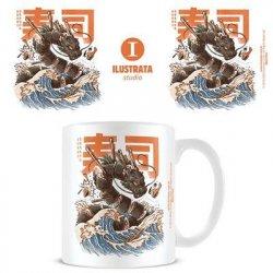 Actual product image Pyramid Ilustrata Sushi Dragon Mug