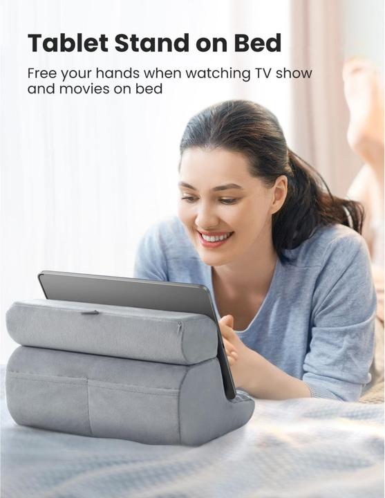 Produktbild Ugreen velor foldable tablet phone stand gray (60646 LP473)