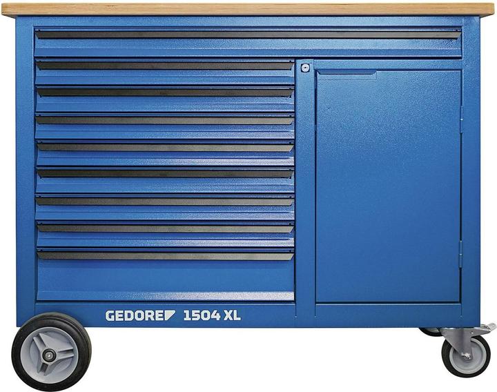 Actual product image Gedore Workbench with professional range 306 pcs. (125 cm, 63 cm)