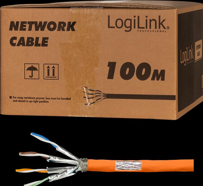 Actual product image LogiLink Network cable (S/FTP, CAT7, 100 m)