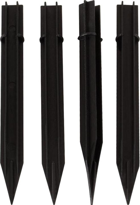 Immagine prodotto Koopman Bastone di zucchero da giardino a LED, 4 pezzi, rosso-bianco, ciascuno H 74 cm