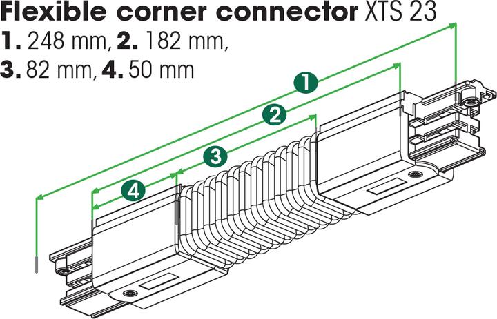 Produktbild Licht 2000 XTS23 60142G grau FlexVerbinder 60143
