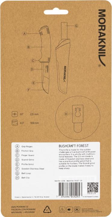 Immagine prodotto Morakniv foresta di bushcraft (10.90 cm)
