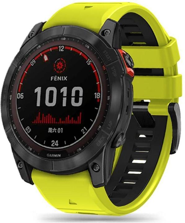 Immagine prodotto Tech-Protect Cinturino IconBand Pro per Garmin Fenix 3 / 5X / 3HR / 5X Plus / 6X / 6X Pro / 7X - Lime (TPU)