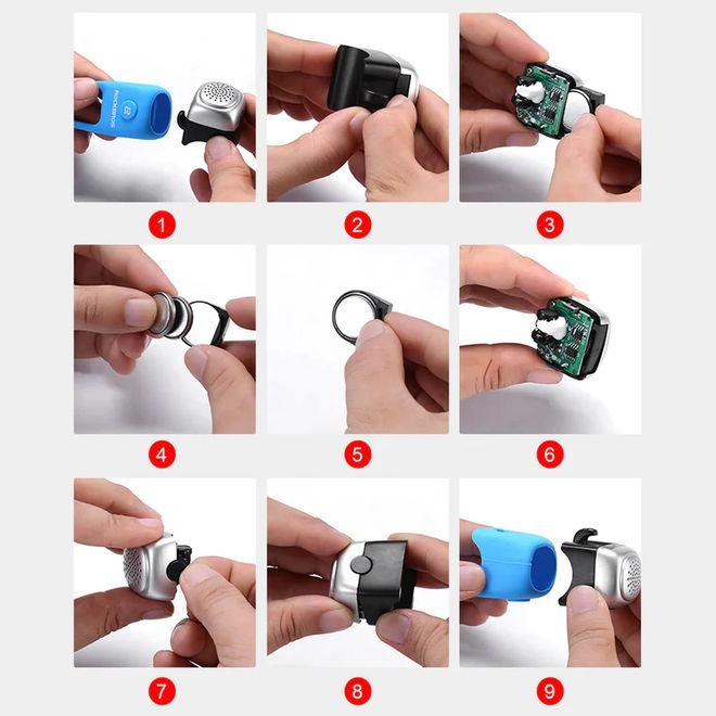 Immagine prodotto Rockbros Campanello elettronico per biciclette