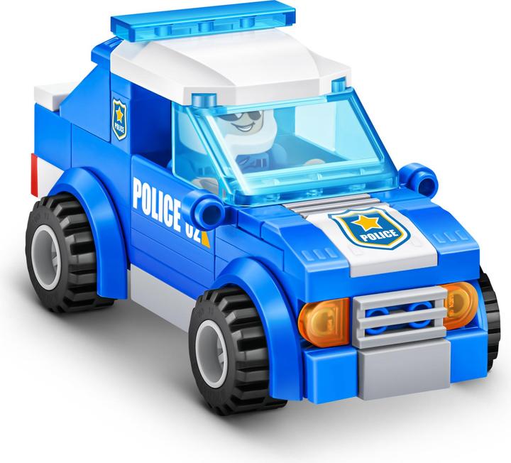 Actual product image Zuru Max City police car 125-piece