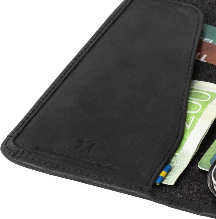 Actual product image Krusell Sunne 4 Card FolioWallet Apple iPhone XS Max vintage black (Apple iPhone XS Max)
