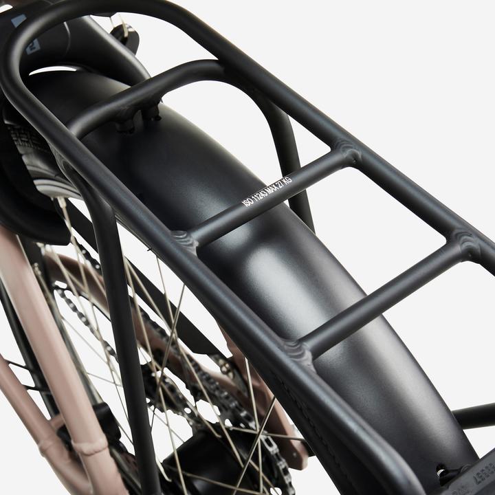 Actual product image Btwin E-cargo bike Long John F900E Family taupe