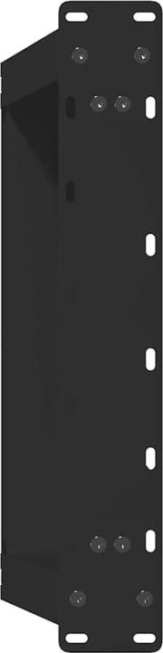 Produktbild VidaXL Couchtischbeine U-Form 2 Stk. Schwarz 50x(42-43) cm Stahl Tischbein