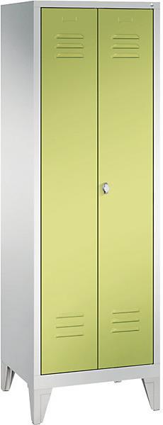 Immagine prodotto C+P Armadio CLASSICO con piedi, ante che oscillano l'una verso l'altra (61 cm, 185 cm)