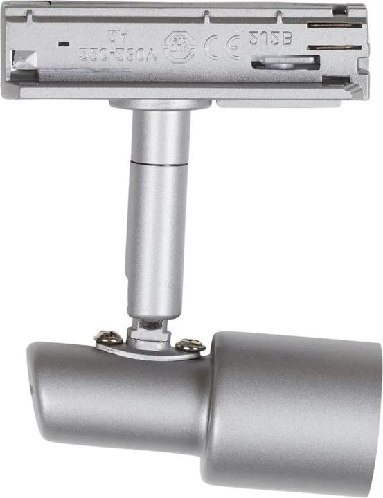 Produktbild famlights 1-Phasen Schienensystem-Set 2 Meter inkl. 3 Spots in Silb